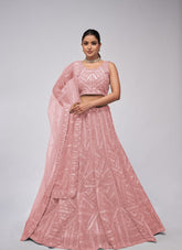 Trendy Pink Colour Party Wear Lehenga Choli